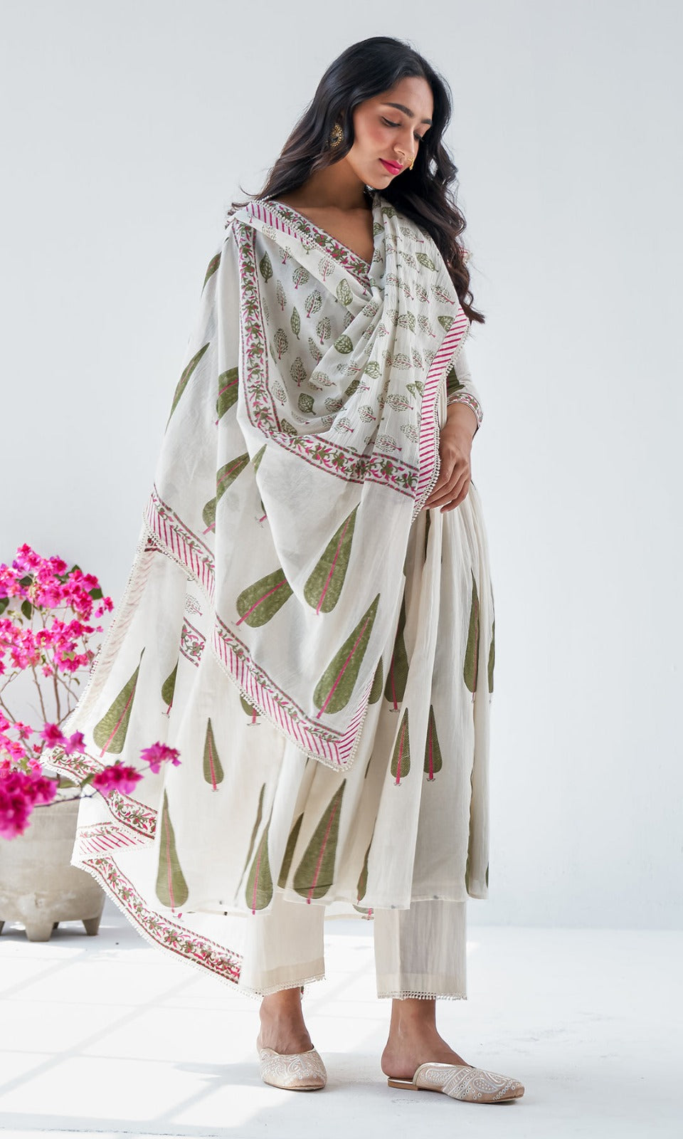 RIDHI-2 Elegant Cotton 3-Piece Kurta Set