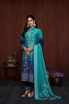 Kashish 3-Piece Chinon Suit Set – Elegant Festive Wear