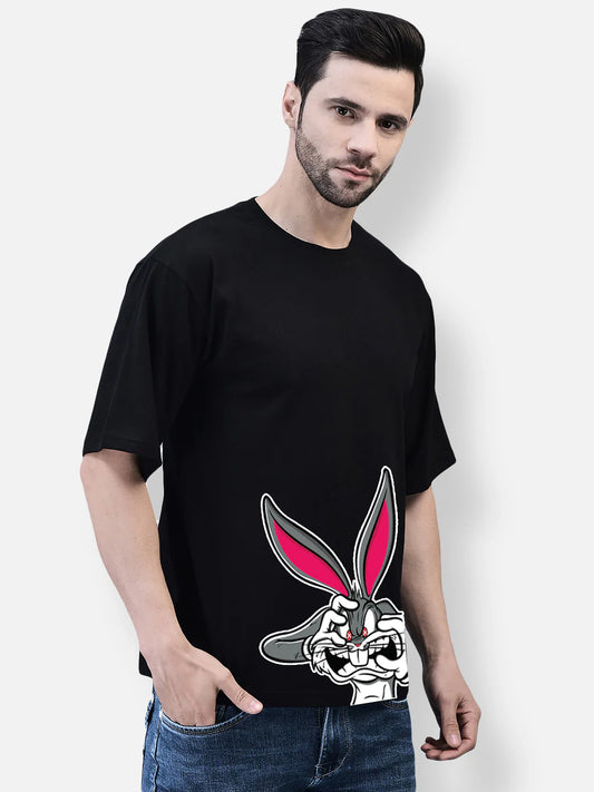 BUGS Oversized Graphic T-Shirt – Streetwear Cartoon Drop