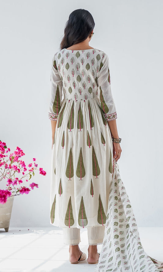 RIDHI-2 Elegant Cotton 3-Piece Kurta Set