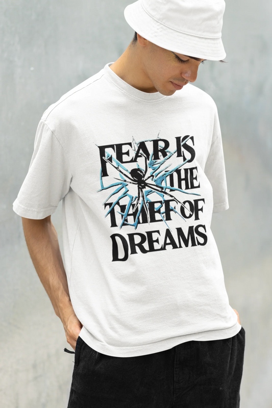 "Fearless Dreams" Premium Graphic Tee – 220 GSM Oversized Fit - Wearified