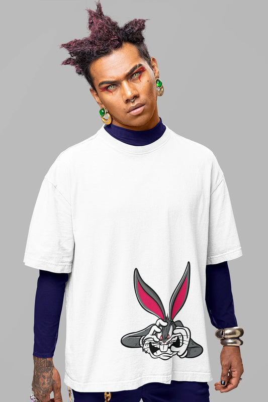 BUGS Oversized Graphic T-Shirt – Streetwear Cartoon Drop