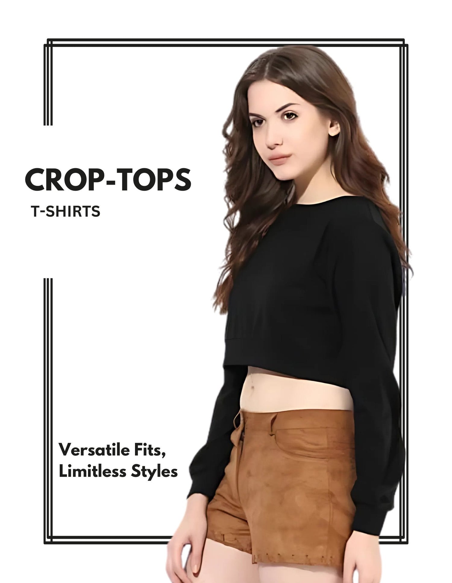 Wearified Oversized Crop Tops - Wearified