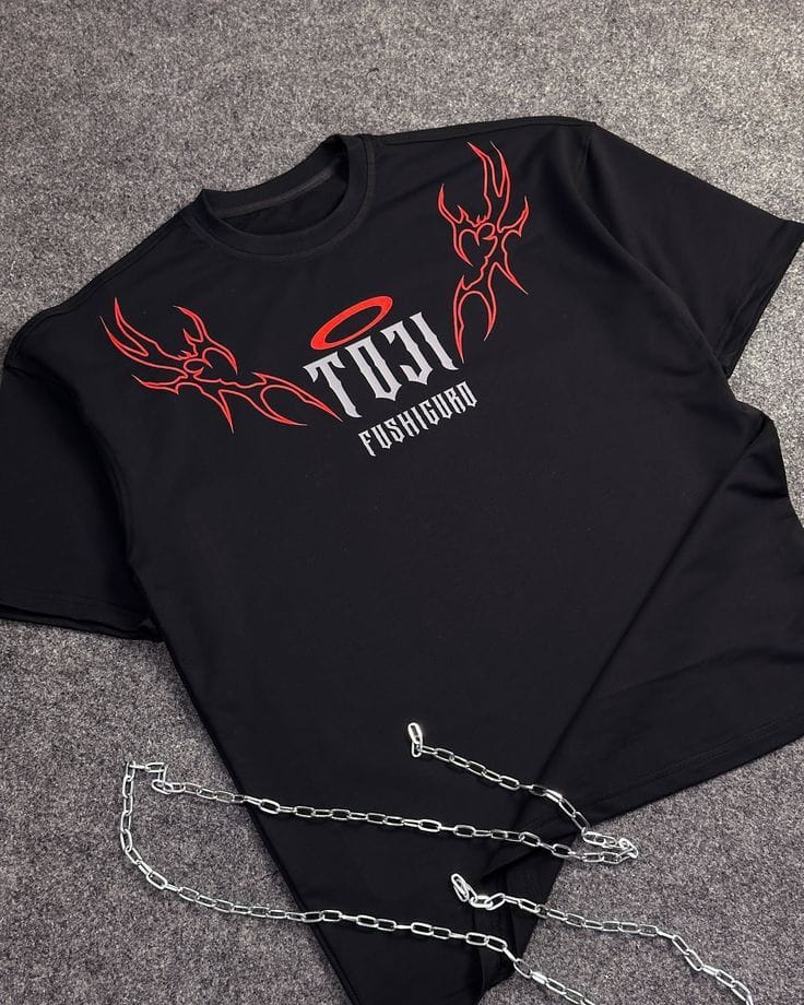 Toji Fushiguro Oversized Black Anime T-Shirt