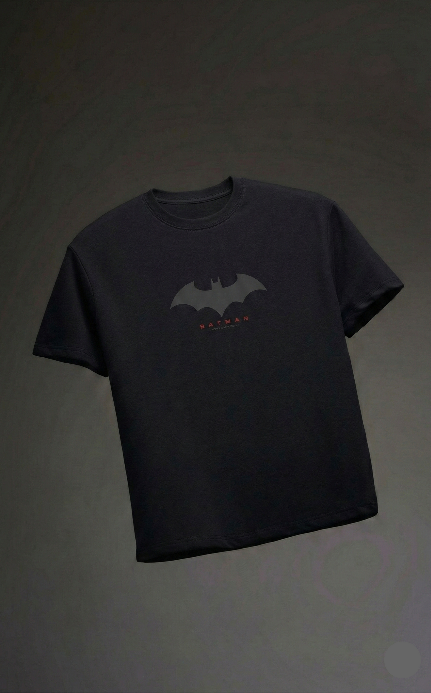 Batman Minimal Logo Black T-Shirt