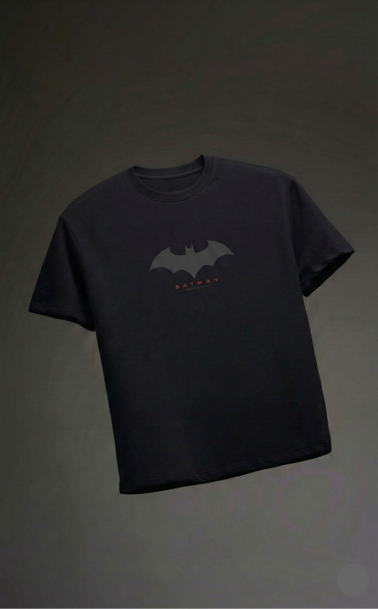 Batman Minimal Logo Black T-Shirt