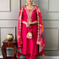 Bhoomi – Elegant Roman Mull Suit Set with Embroidered Neckline