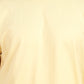 Solid Light Yellow Oversized T-Shirt for Men | Casual Summer Streetwear