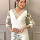 DOLLY – Elegant Muslin 3-Piece Set with Leafy Minimalist Print