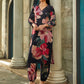 AKRUTI 3-Piece Black Printed PC Cotton Suit Set