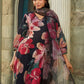 AKRUTI 3-Piece Black Printed PC Cotton Suit Set