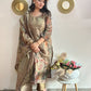 JUHI 3-Piece Erode Silk Suit Set with Full Hand Work