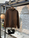 Brown Plain Hoodie for Men & Women | Premium Cotton Winter Hoodie