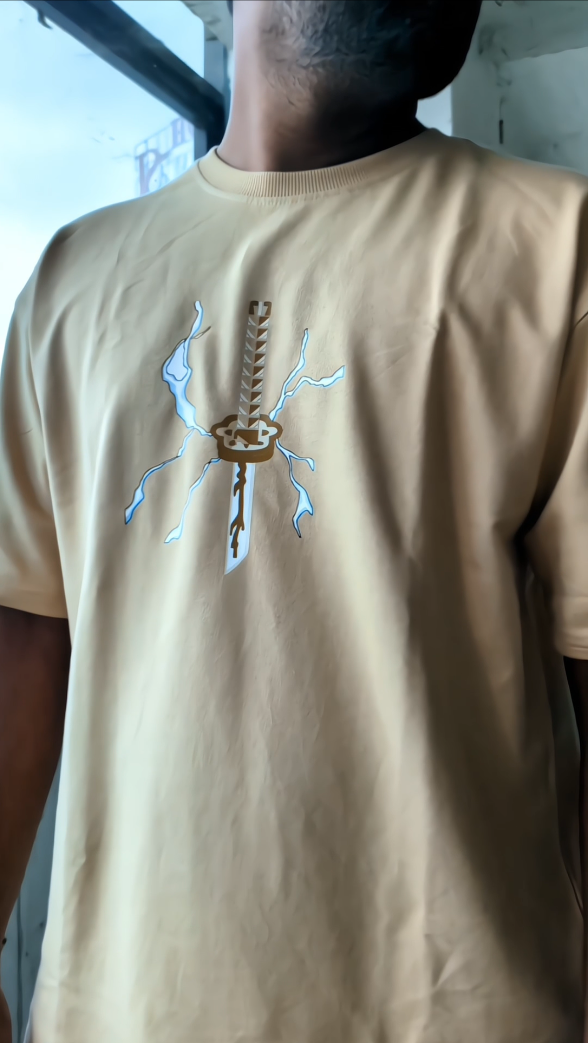 Zenitsu’s Thunderclap Oversized Graphic Tee