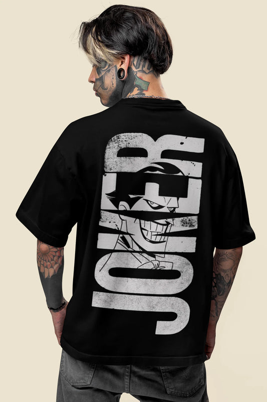 JOKER Oversized Graphic T-Shirt – 100% Cotton (220 GSM)