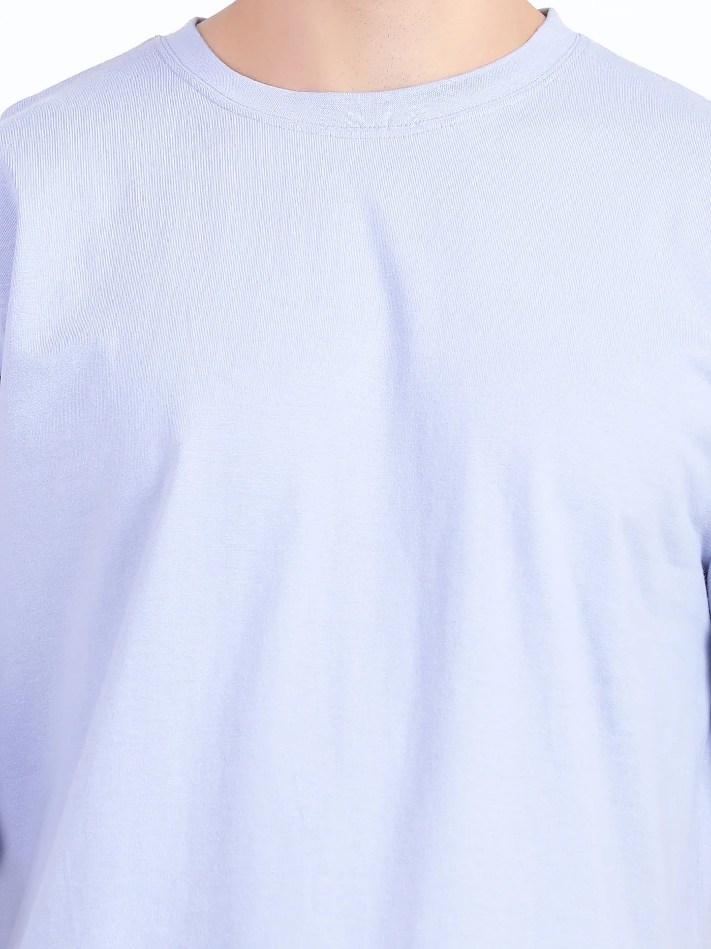 Lavender Oversized T-Shirt for Men | Soft Pastel Streetwear Essential