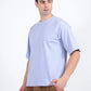 Lavender Oversized T-Shirt for Men | Soft Pastel Streetwear Essential