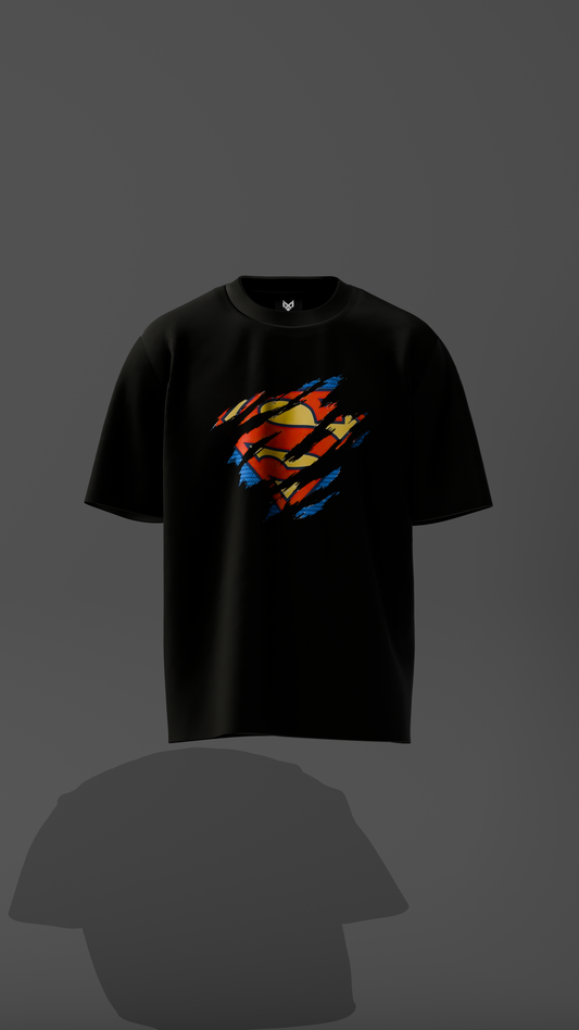 Comic Tear – Superman Graphic Oversized T-Shirt