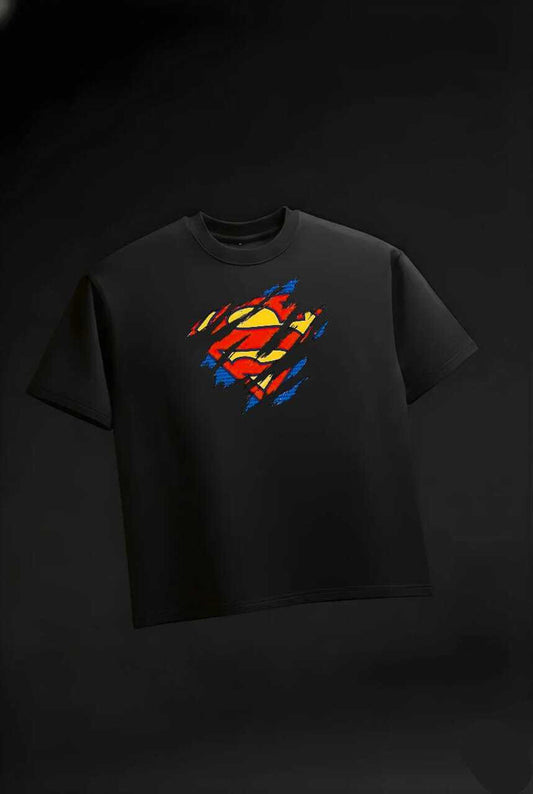 Comic Tear – Superman Graphic Oversized T-Shirt