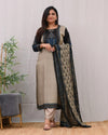 Pushpa – Elegant Linen Cotton Straight Kurta Set