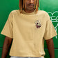 Ace of Spades Oversized Graphic T-Shirt for Men – Beige Streetwear Tee - Wearified