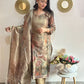 JUHI 3-Piece Erode Silk Suit Set with Full Hand Work