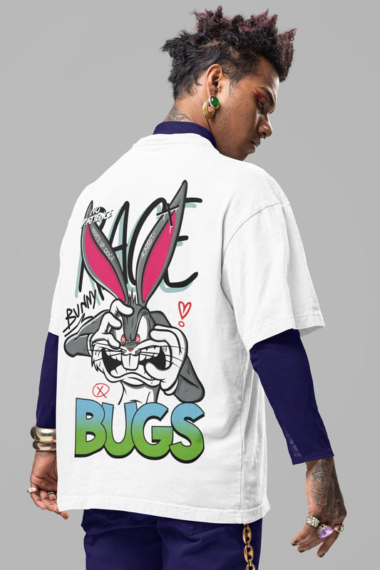 BUGS Oversized Graphic T-Shirt – Streetwear Cartoon Drop