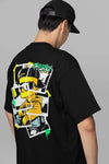 Bart Simpson Oversized Streetwear T-Shirt – Black | Men's Graphic Tee - Wearified
