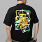 Bart Simpson Oversized Streetwear T-Shirt – Black | Men's Graphic Tee - Wearified