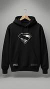 Black Superman Graphic Hoodie | Hero Mode Streetwear Sweatshirt - Wearified