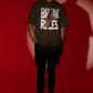 "Break Rules" Graphic Freedom Tee – Noir Black - Wearified