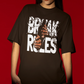"Break Rules" Graphic Freedom Tee – Noir Black - Wearified