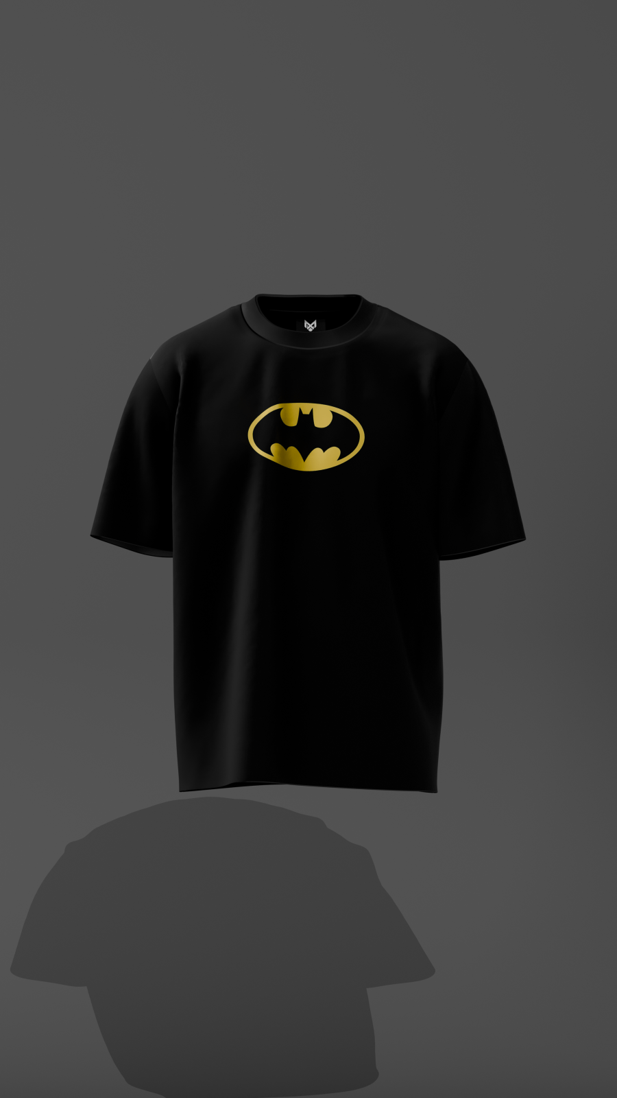 Classic Batman Logo Oversized T-Shirt - Wearified