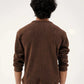 Daily Luxe Jacquard Sweatshirt – Chestnut Brown - Wearified