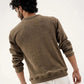Daily Luxe Jacquard Sweatshirt – Olive Grove - Wearified