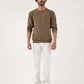 Daily Luxe Jacquard Sweatshirt – Olive Grove - Wearified