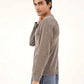 Daily Luxe Jacquard Sweatshirt – Stone Grey - Wearified