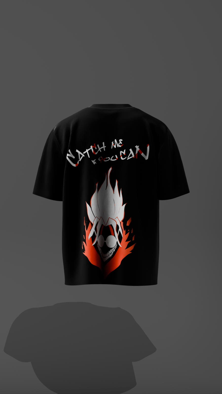 Dandadan – “Catch Me If You Can” Oversized Graphic Tee - Wearified