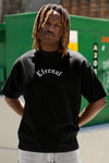 Eternal Crest Graphic Tee – Streetwear Gothic Oversized T-Shirt - Wearified