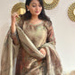 JUHI 3-Piece Erode Silk Suit Set with Full Hand Work