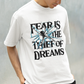 "Fearless Dreams" Premium Graphic Tee – 220 GSM Oversized Fit - Wearified