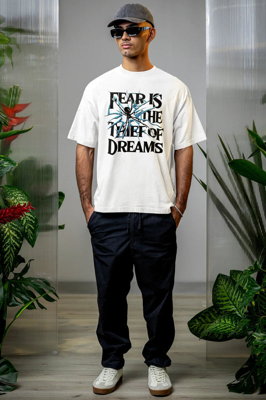 "Fearless Dreams" Premium Graphic Tee – 220 GSM Oversized Fit - Wearified