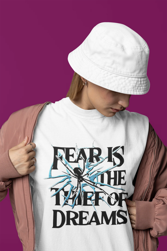 "Fearless Dreams" Premium Graphic Tee – 220 GSM Oversized Fit - Wearified