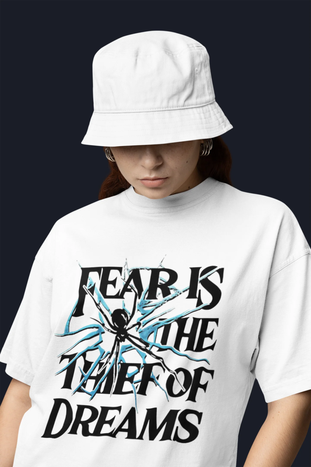 "Fearless Dreams" Premium Graphic Tee – 220 GSM Oversized Fit - Wearified