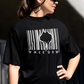 Freedom Barcode Oversized T-Shirt – Graphic Streetwear Tee (220 GSM Cotton) - Wearified