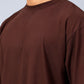 Men's Brown Oversized T-Shirt | Premium Cotton Relaxed Fit Tee - Wearified