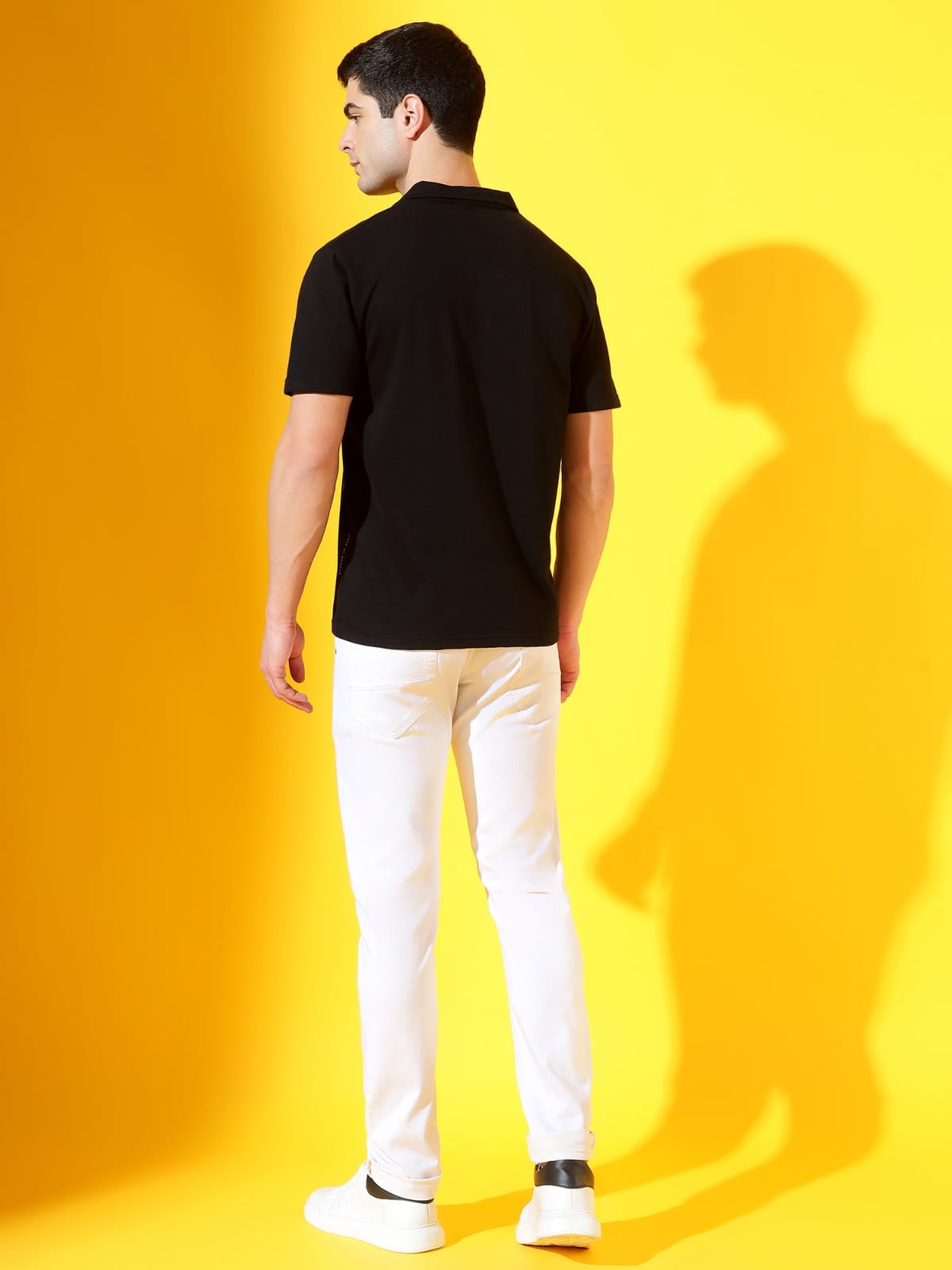 Men's Half - Zip Polo T-Shirt – Stylish Slim Fit Casual Tee - Wearified