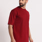 Men's Maroon Essential Oversized T-Shirt - Wearified