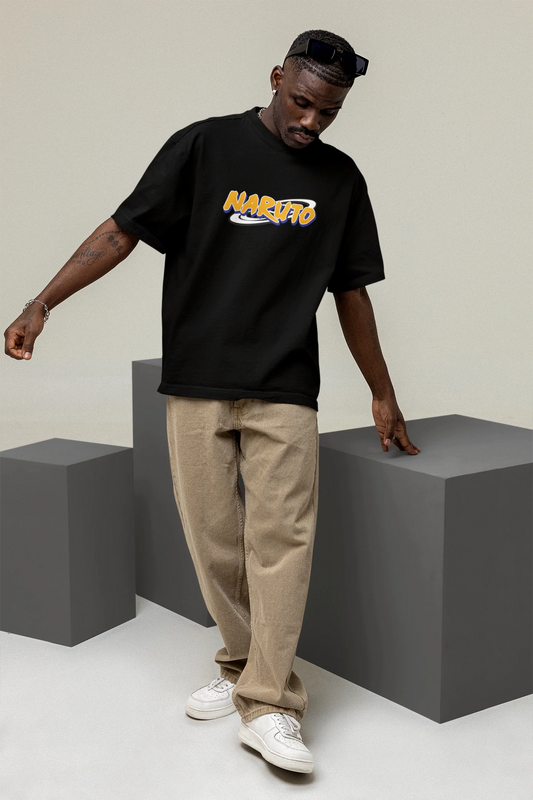 NARUTO Oversized Graphic T-Shirt – Anime Streetwear Edition