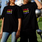 CHILL Oversized Graphic T-Shirt – Multi-Color Text Print